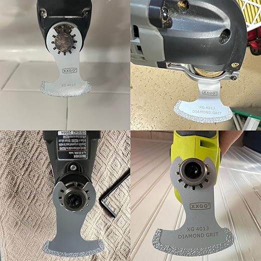 XXGO 3 Pcs Diamond Grout Multitool Blade for Grout Remover XG3001S