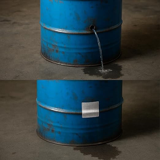 BIGTEETH Aluminum Butyl Repair Tape - 2 inch x 16 feet Waterproof Tape for Pipes, Doors, Windows, RV Roofs, Boats, Vents, etc