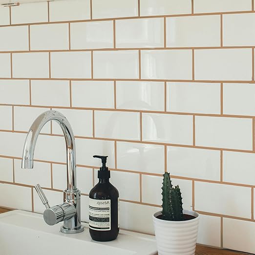 PentaUSA Tile Grout Repair Kit - Beige Brown Premixed Acrylic Sanded Grout Filler for Bathroom, Shower, Kitchen Tile and Wood-Look Tile, Water-Resistant Tube with Applicator (8.8 oz / 250g)