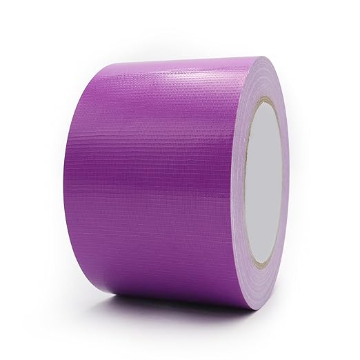 Heavy Duty Duct Tape 3 Inch X 33 Yards, 8.5 Mil Thickness, Multi Purpose Purple Duct Tape, No Residue, Waterproof and Tear by Hand - for Repairs, Industrial, Professional Use
