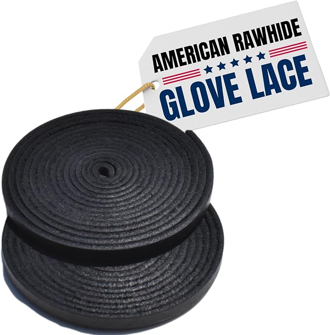 Covey Baseball Glove Lace Kit - 72-Inch Laces for Repair and Relacing | Premium American Rawhide Leather 3/16" Width - Universal Fit for Softball and All Mitt Brands