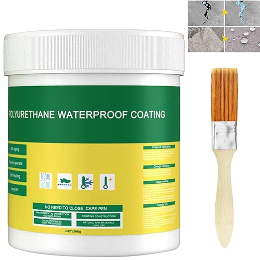 Invisible Waterproof Agent,New Waterproof Insulating Sealant,Transparent Waterproof Coating,Transparent Repairing Leak Waterproof Adhesive,Clear Super Strong Adhesive Seal Waterproof Coating(300g)