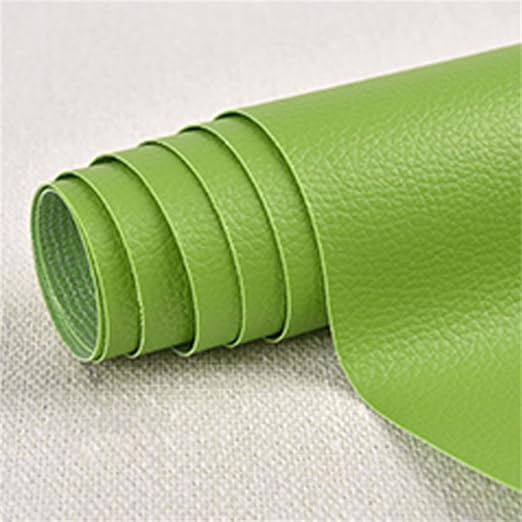 Large Leather Repair Patch for Couches 25 x 30 cm Leather Repair Tape Self,Repair Patch Self Adhesive Waterproof for Couches, Furniture, Kitchen Cabinets, Car Seats Light Green