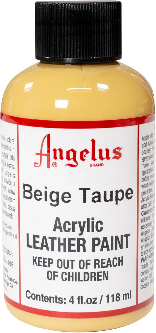 Angelus Acrylic Leather Paint, 4 oz, Beige Taupe
