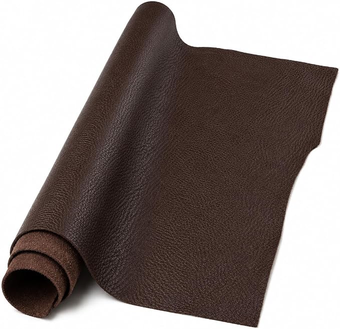 REED Leather HIDES - Cow Skins (100 Square Foot, Dark Brown) | Arts and Crafts