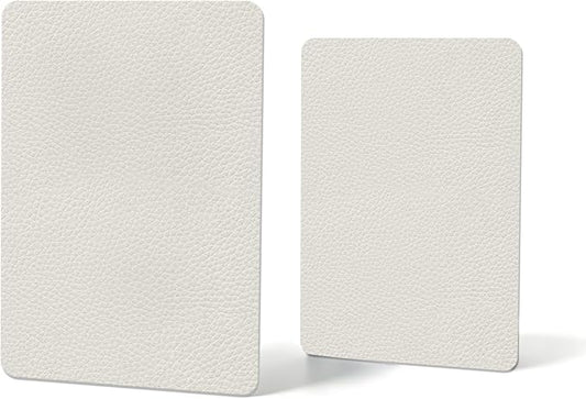 Self Adhesive Leather Repair Patch,8x12 inch Vinyl Repair Kit,Leather Repair Kit for Furniture,Car Seat,Couch,Office Chair,2 Pcs Beige