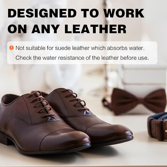 Leather Recoloring Balm - Medium Brown Leather Repair Kit for Furniture, Dye, Recolor, Renew, Repair & Restore Aged, Faded, Cracked, Peeling and Scuffed