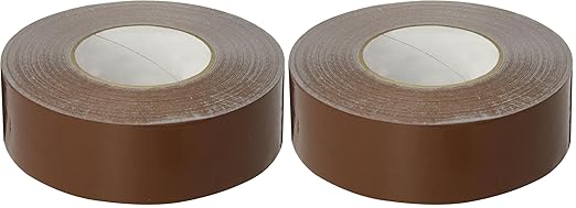 Nashua - 1086198 398 Polyethylene Coated Cloth Professional Grade Duct Tape, 55m Length x 48mm Width, Brown (Pack of 2)