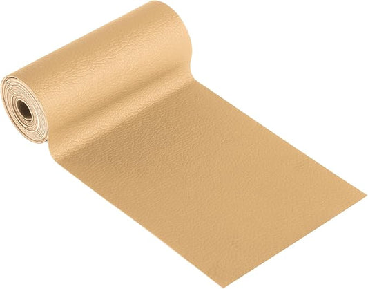 YAFLC Leather Repair Patch for Furniture, 4" x 63" Self Adhesive Leather Repair Kit Vinyl Repair Tape for Car Seat Sofa Jackets Couches Chair Warm Yellow