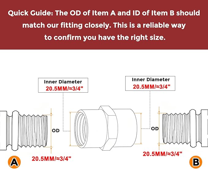 Pack of 2, 1/2" NPT FeMale to 1/2" NPT FeMale Solid Brass Pipe Fitting Coupler, Brass Coupling Hose Fittings Adapter for Pipe Leak Repair, Bathroom Remodeling, Tool Extensions