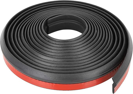 X AUTOHAUX 4m x 23mm Universal Car Z Shape Rubber Weather Waterproof Strip Seal Edge Protector