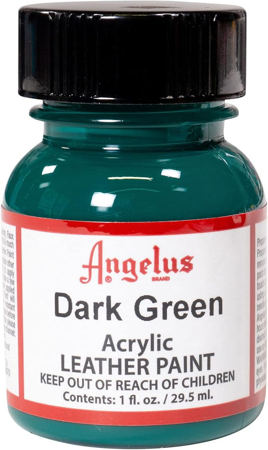Angelus Acrylic Leather Paint, 1 Fl Oz (Pack of 1), Dark Green
