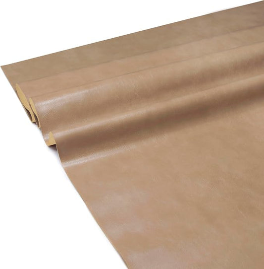 NPBAG Leather Repair Patch Kit 25 x 50 Inches, Self-Adhesive Leather Tape Upholstery Vinyl Sticker for Couches, Sofa, Furniture, Car Seats, Bags, Jackets (Crazy Horse)