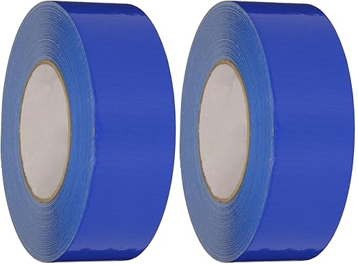 Nashua 398 Polyethylene Coated Cloth Professional Grade Duct Tape, 55m Length x 48mm Width, Blue (Pack of 2)