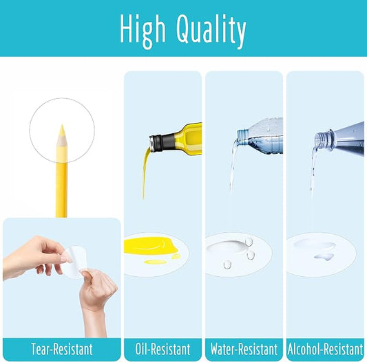 1500 PCS Round Clear Seal Stickers, Transparent Envelope Mail Wafer Seal Self Adhesive Package Circle Label Dots with Perforation Line for Envelopes, Boxes and Gift Packaging (2” in Diameter)