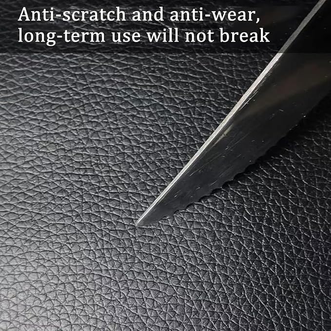 Self Adhesive Leather Repair Patch,Leather Repair Patch Tape Kit,Vinyl Repair Patches Waterproof for Couches,Furniture,Kitchen Cabinets,Car Seats (Red,7.87"×11.81")