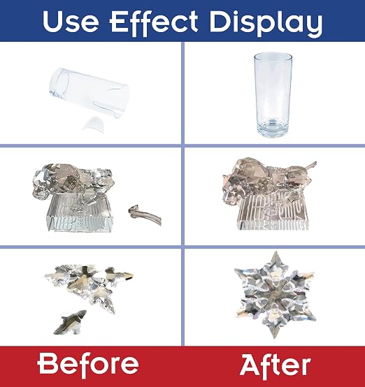 LOOCTOT 30g Glass Glue,Acrylic Adhesive,Super Instant Glue Bonding Between Glasses,Glass and Other Materials,Quick-Dry Waterproof Clear