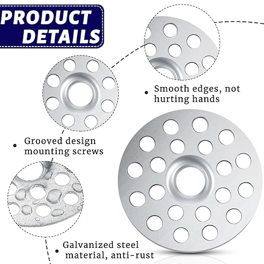 200 Pieces 1 Inch Plaster Washers for Repairing Ceilings Metal Washers for Screws Plaster Repair Rings Buttons for Wall Ceiling Drywall Repair