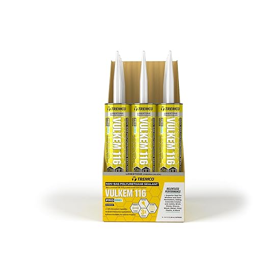 Tremco Vulkem 116 Polyurethane Sealant 10.1 oz. (12, Limestone, Case)