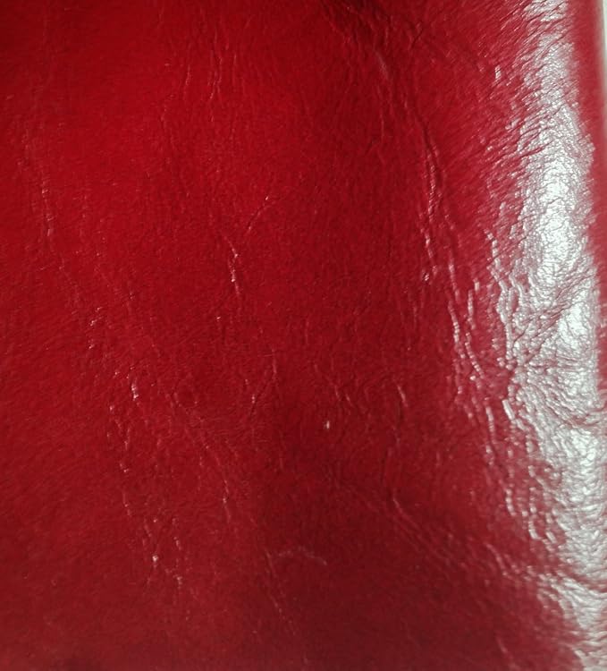 Reed Leather Hides - Cow Leather for Arts and Crafts (8 inches X 11 Inches, Red)