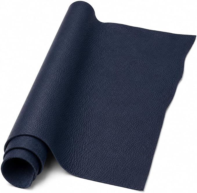 Reed Leather Hides - Cow Skins (12 X 24 Inches 2 Square Foot, Navy) | Arts and Crafts