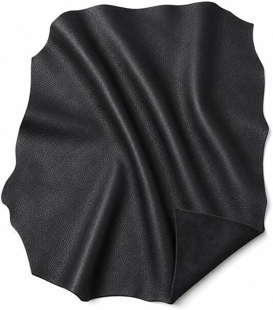REED Leather HIDES - Cow Skins (40 Square Foot, Black) | Arts and Crafts
