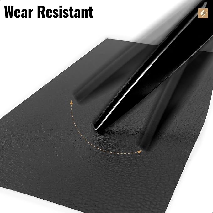 MOJOTORY Leather Repair Patch, Black, 4 x 60 Inches | Soft Touch Leather Repair Tape, Invisible Repair, Large Size, Vinyl Repair Patch for Furniture Couch Sofa Office Chair Seat
