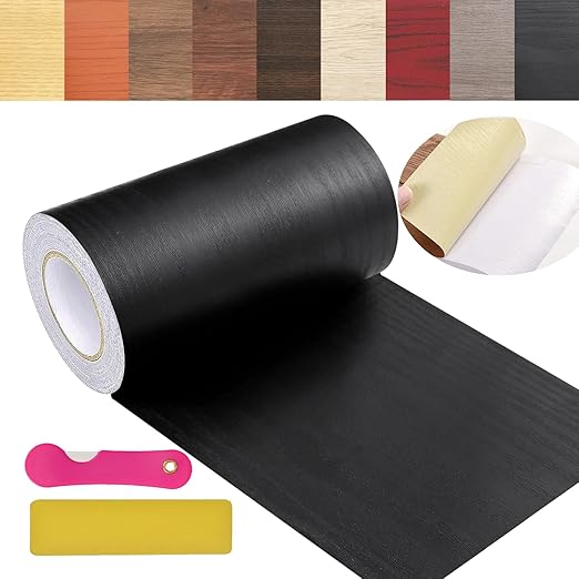 Wood Grain Repair Tape, 4.9 inch X 32ft Self Adhesive Grain Repair Patch for Tables, Chairs, Baseboards, Doors, Windows, Floors, Handicraft DIY.