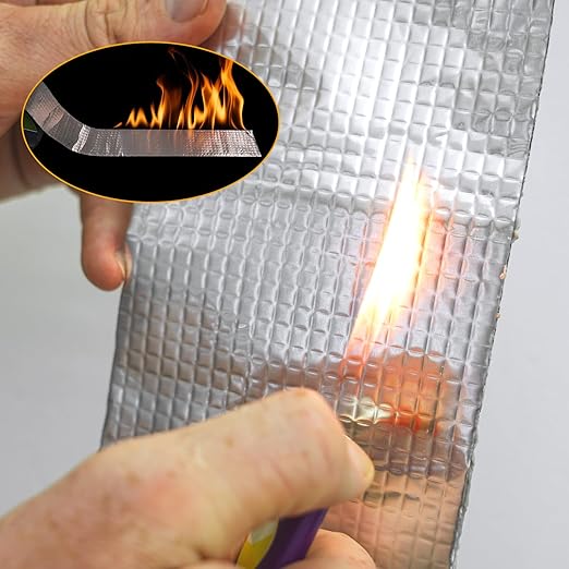 BIGTEETH Aluminum Butyl Repair Tape - 4 inch x 16 feet Waterproof Tape for Pipes, Doors, Windows, RV Roofs, Boats, Vents, etc