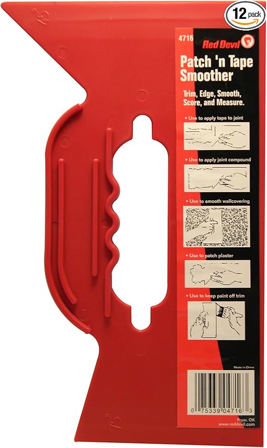 Red Devil 4716 Combination Wallcovering Tool (Pack of 12)