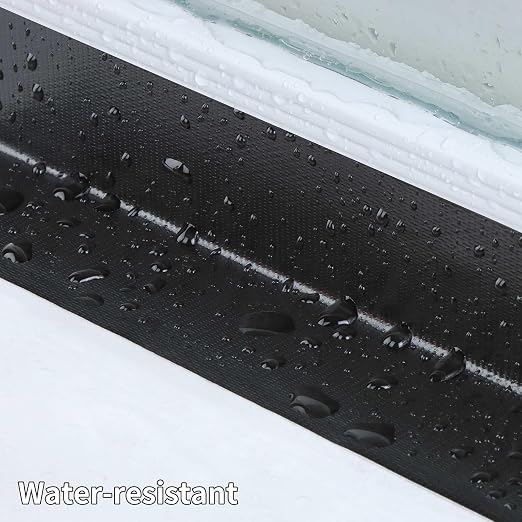 Duct Tape Heavy Duty Single Sided, Strong Adhesive High Strength, Waterproof Mesh Tape for Indoor and Outdoor Repairing Sealing Bonding, Easy Use Hand Tearable, 1.57 Inch x 33 Feet, Black