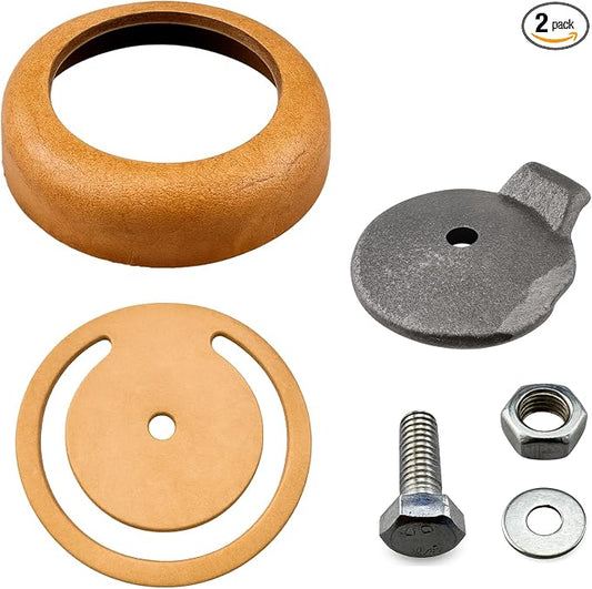 Pitcher Pump Repair Kit and Well Parts Set Fit for Simmons 1160/PM500 & No. 2 Hand Pumps 3 1/2 inch Lower Valve Leather with Pitcher Pump Cup Leathers, Check Valve Weight and Maintenance