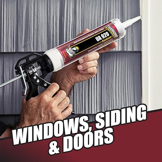 Titebond UA 920 Sealant, Black – Urethane Acrylic Elastomeric Caulk, Crackproof & Flexible, UV Resistant, Paintable in 1 Hour, Interior & Exterior Use – 10.1 Oz, 87011