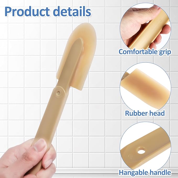 8Pcs Rubber Caulking Tool Kit, Reusable Caulk Finishing Tool, Grout Sealant Spatula Spreader Smoothing Tool, 4 Size Sealant Applicator Tool for Brick Skirting Kitchen, Bathroom, Window