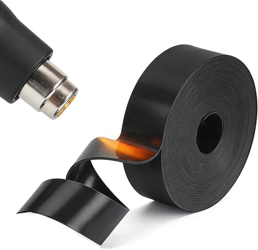 16.5FT Heat Shrink Tape, Electric Heat Tape Shrink Wrap Roll for Electrical Cables, Wires, Pipes, Adhesive Activates Upon Heating Melts and Seals