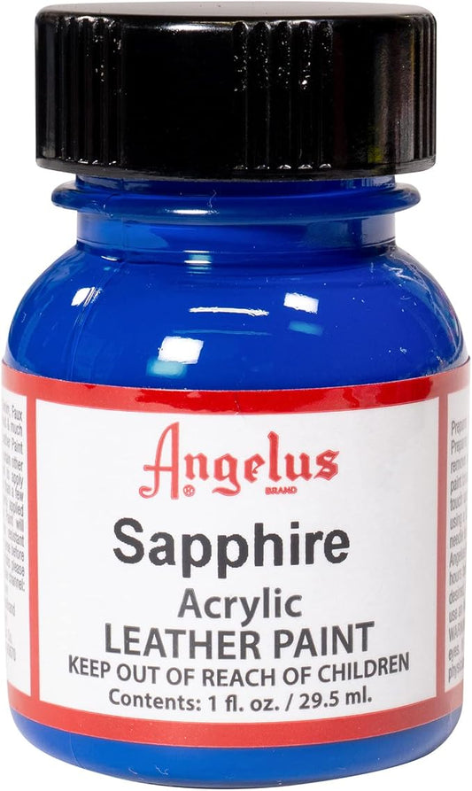 Angelus Acrylic Leather Paint, 1 oz, Sapphire