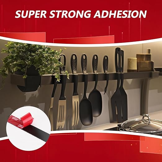 3M Double Sided Tape 0.5" ×18ft 5925 Black Mounting Tape Heavy Duty Waterproof Foam Tape Strong Adhesive for RV LED Strip Light Décor(2 Pack)