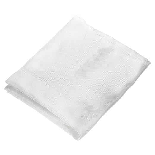 MECCANIXITY Fiberglass Cloth 15 Oz/400g 2m(2.2 Yards) x1mx0.4mm E Glass Plain Weave Glass Fiber 21.53 Sq Feet, Woven Fabric for Boat RC Plane Auto Surfboard Tub Pool Repair