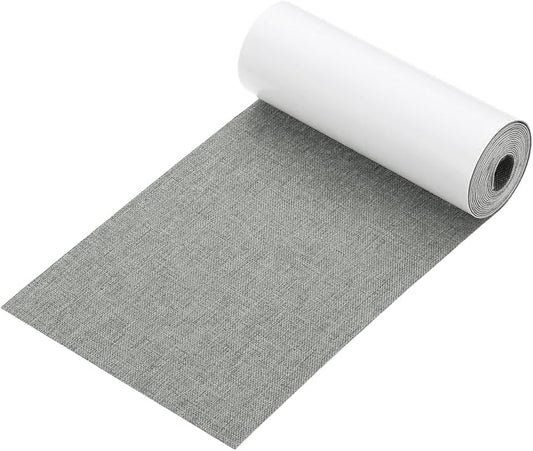 PATIKIL 70x4.4 Inch Linen Repair Tape, Repair Fabric Patch Self Adhesive Couch Patch Line Repair Patch for Furniture Sofa Car Seats Office Chairs, Dove Gray