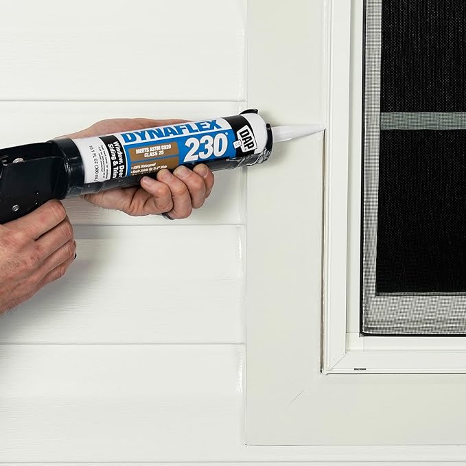 DAP Dynaflex 230 Pro Elastomeric Sealant, White WT099, 10.1 Oz (7079807102)