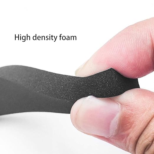High Density Foam Tape - 1" x 3/4" x 13Ft Weatherproof Adhesive Prevent Condensation Heat Resistant Flame Retardant Weather Stripping Easy to Cut & Install & Remove for Car Doors Pipes Windows