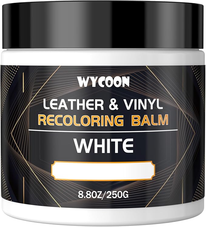 Leather Recoloring Balm & Color Restorer, Leather Dye, Paint & Repair Kit for Furniture, Couches, Car Seats, Shoes