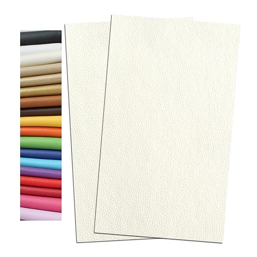 Leather Sofa Repair Self Adhesive Tape Patch Wear Resistant Waterproof Strong Adhesive, Car Seat Furniture High, Low Temperature Resistant (5.9 x 9.8 inch/2pcs, Ivory)