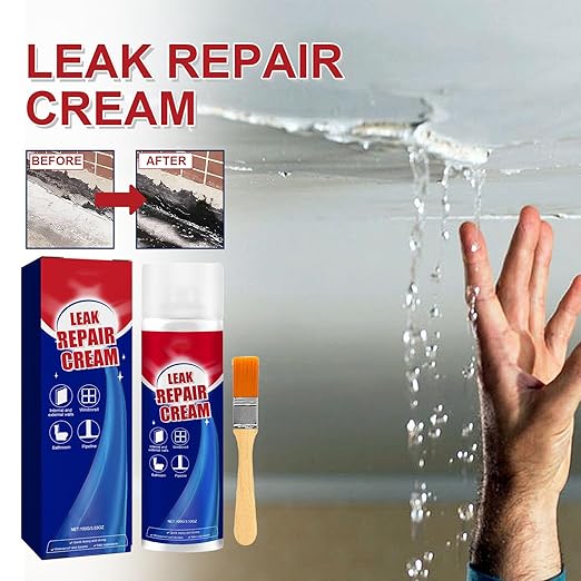 Waterproof Leak Repair Spray,Leak Repair Waterproof Sealant Spray,Patch & Seal Paint Sealant Cream for Roofs Pipes Crack (4PCS)