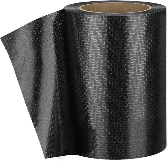 Frienda RV Underbelly Tape RV Underbelly Material Corrugated Waterproof Flex Mend Repair Belly Tape Thick Adhesive Patch Fabric Sealing for Camper Mobile Home Travel Trailer Repair(6 Inch x 50 Feet)