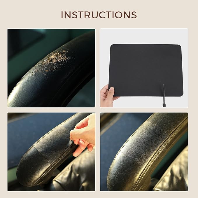 JDLUGH Sofa Leather Repair Patch Tape 8.2x11 Inch2PCS Large Self Adhesive Leather Sofa, Car Seat, Leather Furniture, Vinyl Repair Patch Kit (8.2x11 Inch, Blue1.0)