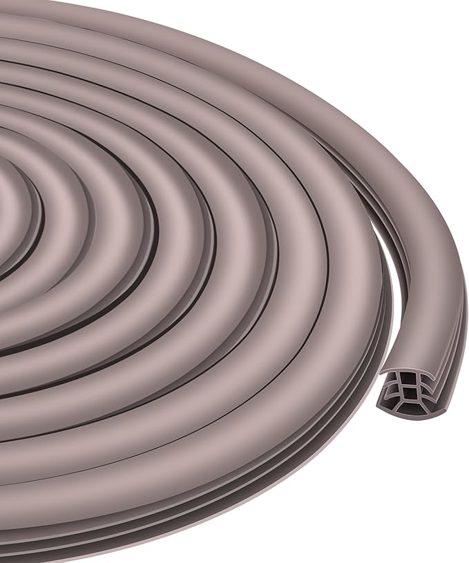 Flexible EPDM Rubber Strip (100 ft Long x 1 inch Wide) - Concrete Crack Repair & Replacement, Weather & Aging Resistant Expansion Joint Filler for Driveways, Sidewalks