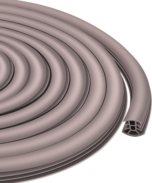 Flexible EPDM Rubber Strip (10 ft Long x 1 inch Wide) - Concrete Crack Repair & Replacement, Weather & Aging Resistant Expansion Joint Filler for Driveways, Sidewalks