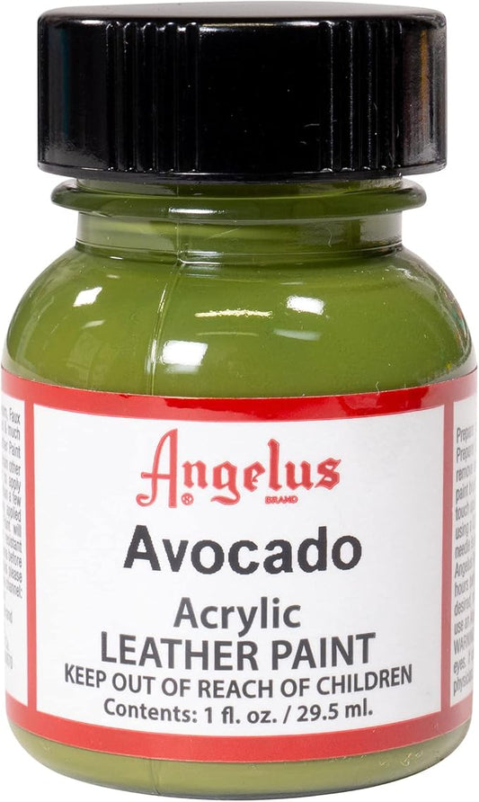 Angelus Acrylic Leather Paint, 1 Fl Oz (Pack of 1), Avocado