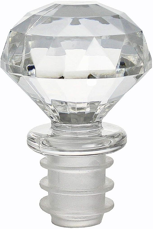 Prodyne Acrylic Diamond Faceted Wine Bottle Stopper